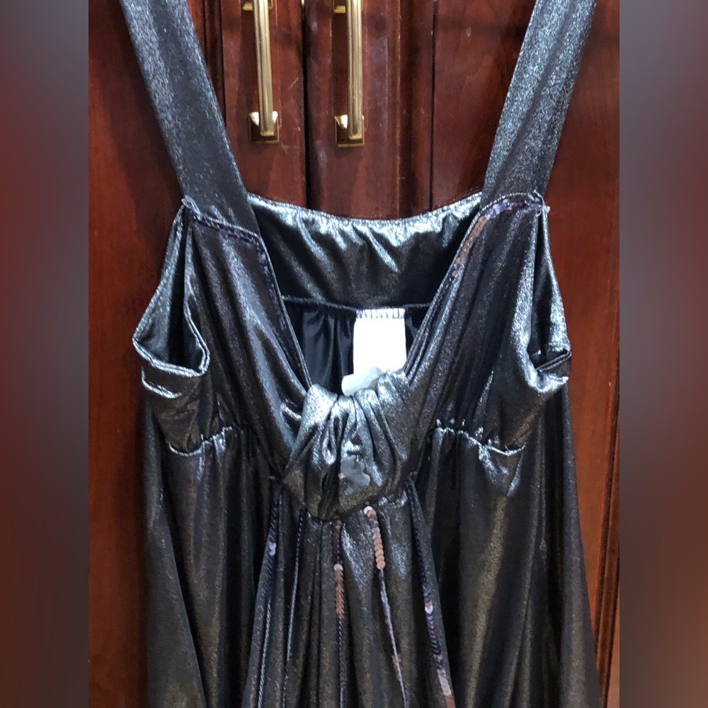 Great Gatsby Flapper Style Fringe Sequin Silver P… - image 7